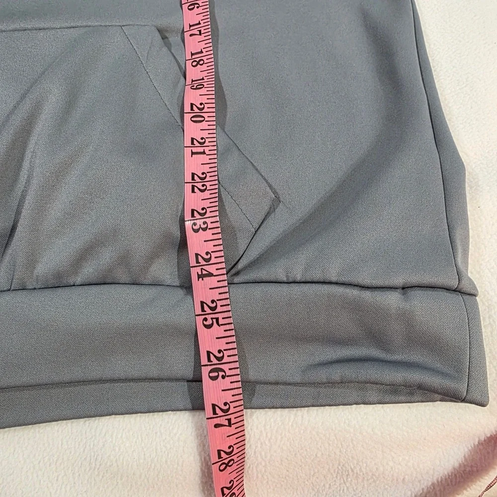 Nike Mens Dri-FIT Graphic Swoosh Hoodie Grey Pullover Size L Outdoor Basketball‎